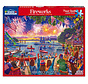 White Mountain 4th of July Fireworks Puzzle 1000pcs