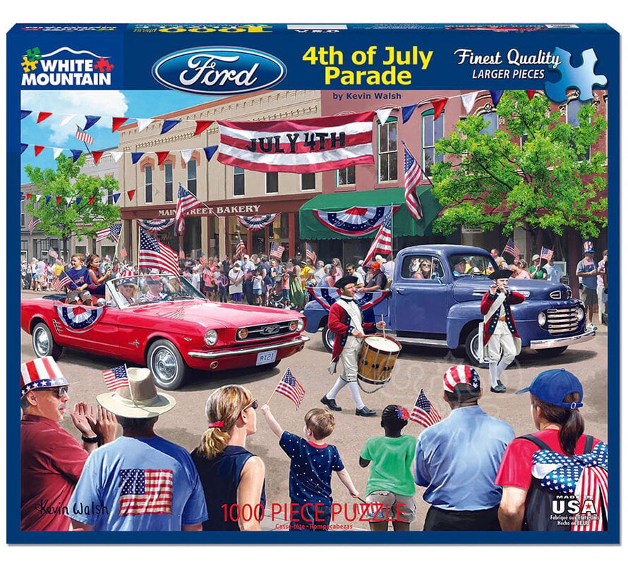 White Mountain 4th of July Parade Puzzle 1000pcs
