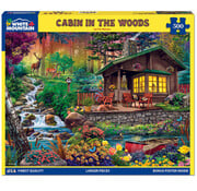 White Mountain White Mountain Cabin In The Woods Puzzle 500pcs