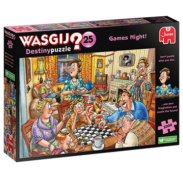 Jumbo Jumbo Wasgij Destiny 25 Games Night! Puzzle 1000pcs
