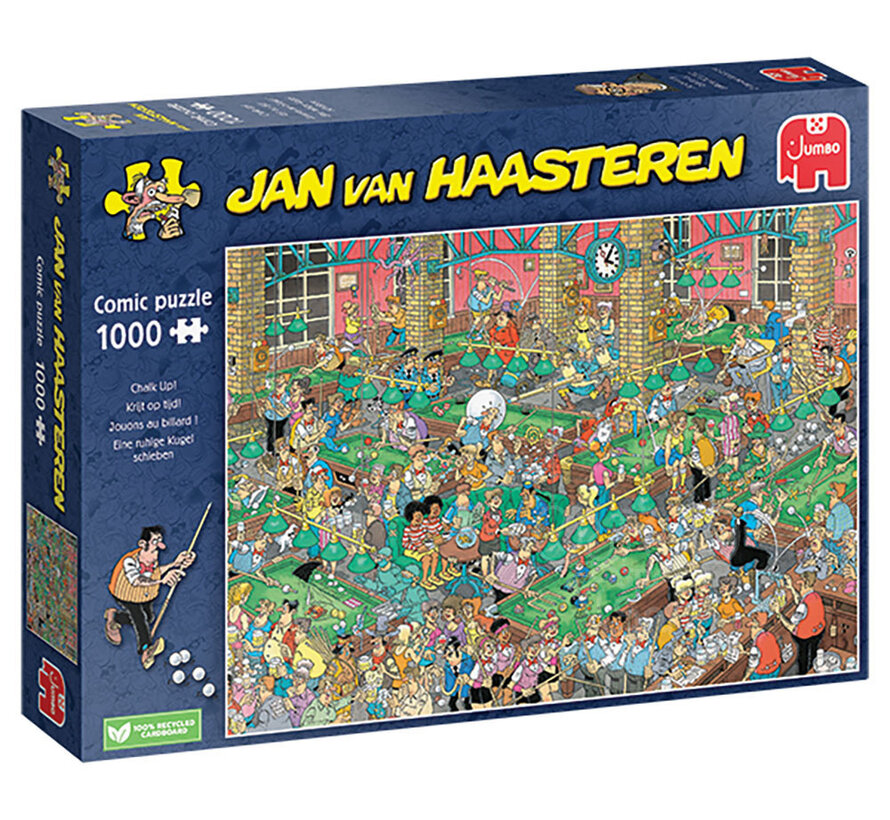 Jumbo Jan van Haasteren - Chalk Up! Puzzle 1000pcs