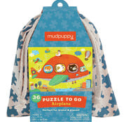 Mudpuppy Mudpuppy Puzzle to Go Airplane Puzzle 36pcs