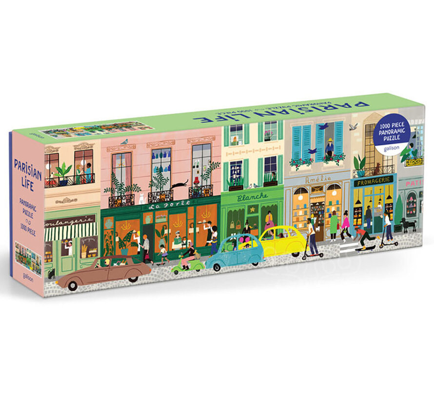 Galison Parisian Life Panoramic Puzzle 1000pcs