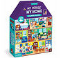 Mudpuppy My House, My Home Shaped Puzzle 100pcs