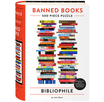 Chronicle Books Chronicle Bibliophile Banned Books Puzzle 500pcs