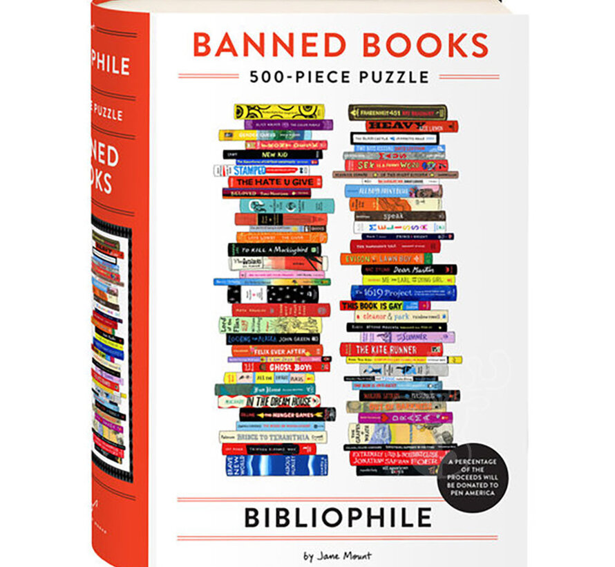 Chronicle Bibliophile Banned Books Puzzle 500pcs