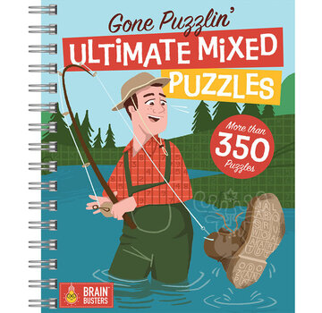 Parragon Books Gone Puzzlin' Ultimate Mixed Puzzles
