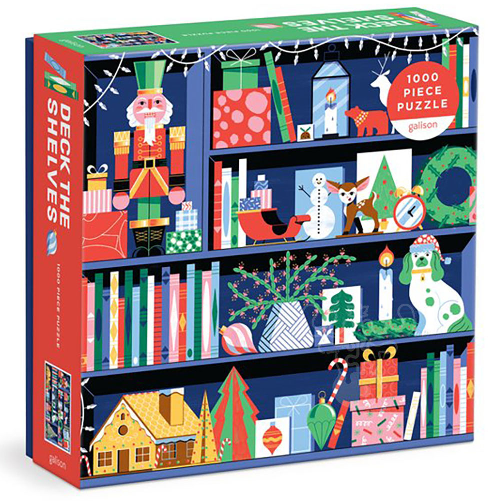 Galison Deck the Shelves Puzzle 1000pcs Puzzles Canada