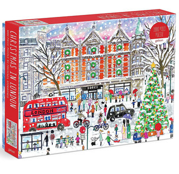 Galison Galison Michael Storrings Christmas in London Puzzle 1000pcs