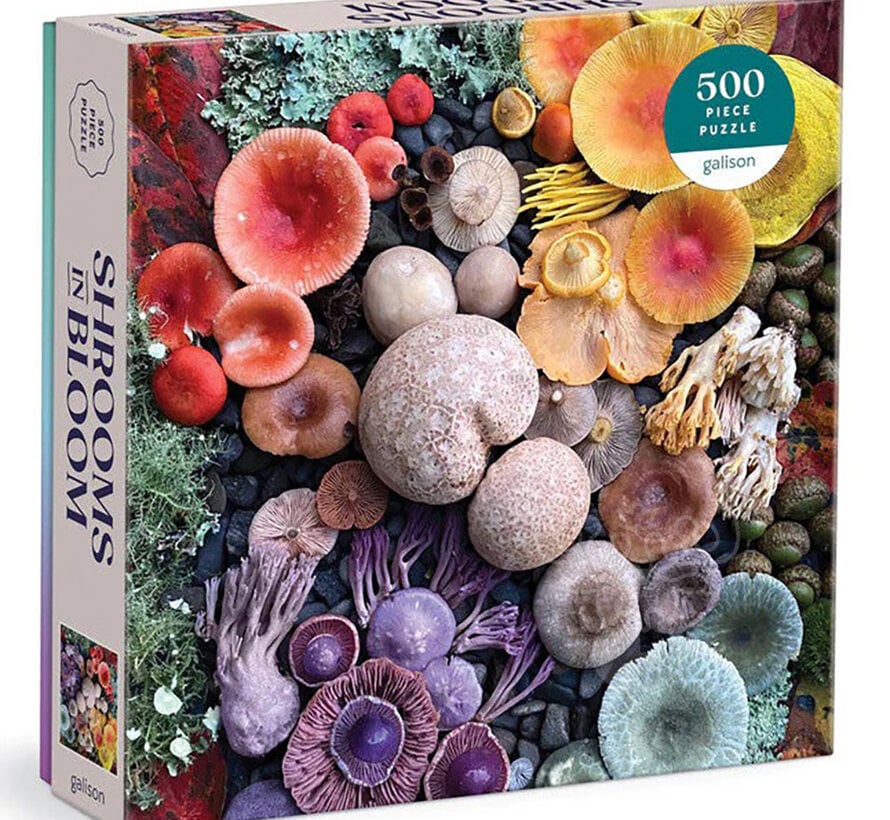 Galison Shrooms in Bloom Puzzle 500pcs