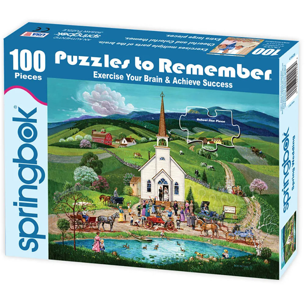 Springbok Spring Wedding Puzzle 100pcs - Puzzles Canada
