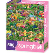 Springbok Springbok Fairytale Mushroom Forest Puzzle 500pcs