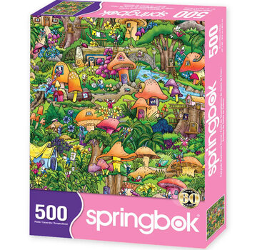 Springbok Springbok Fairytale Mushroom Forest Puzzle 500pcs