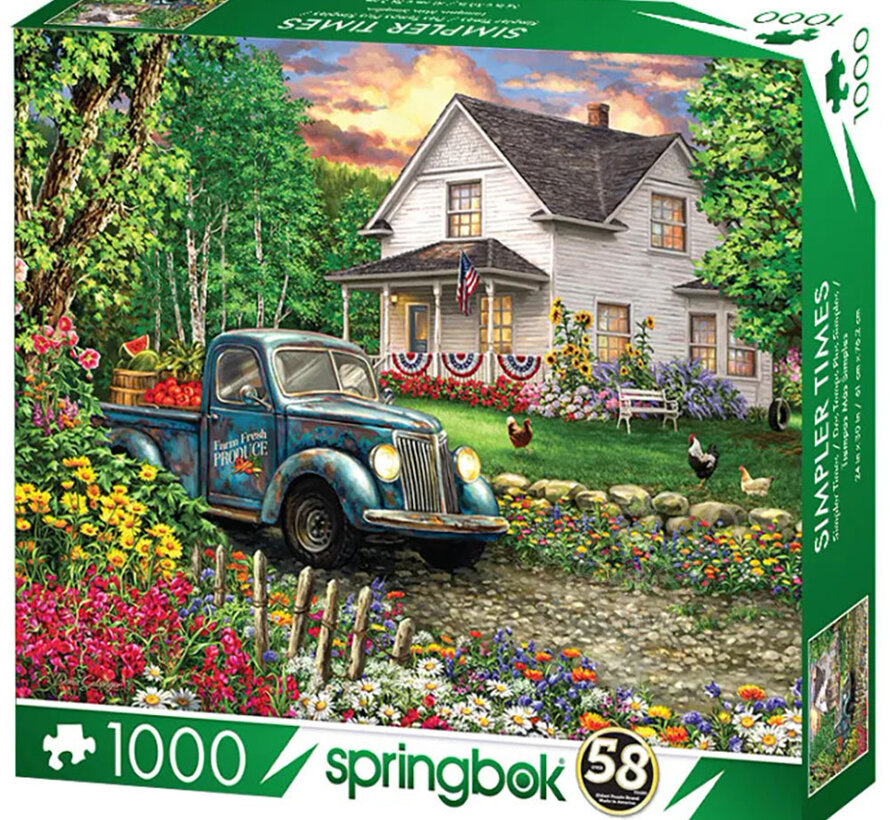 Springbok Simpler Times Puzzle 1000pcs