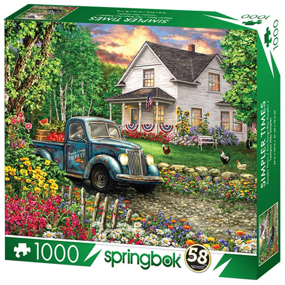 Springbok Simpler Times Puzzle 1000pcs Puzzles Canada