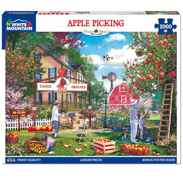 White Mountain White Mountain Apple Picking Puzzle 1000pcs