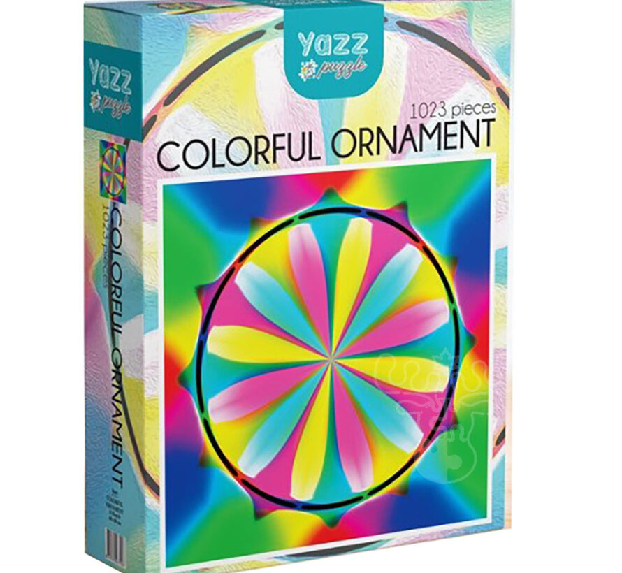FINAL SALE Yazz Puzzle Colorful Ornament Puzzle 1023pcs