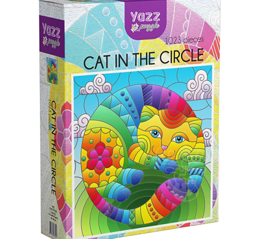 Yazz Puzzle Cat in the Circle Puzzle 1023pcs