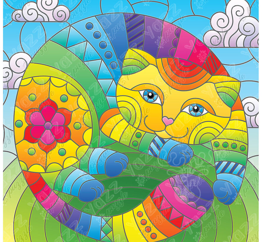 Yazz Puzzle Cat in the Circle Puzzle 1023pcs