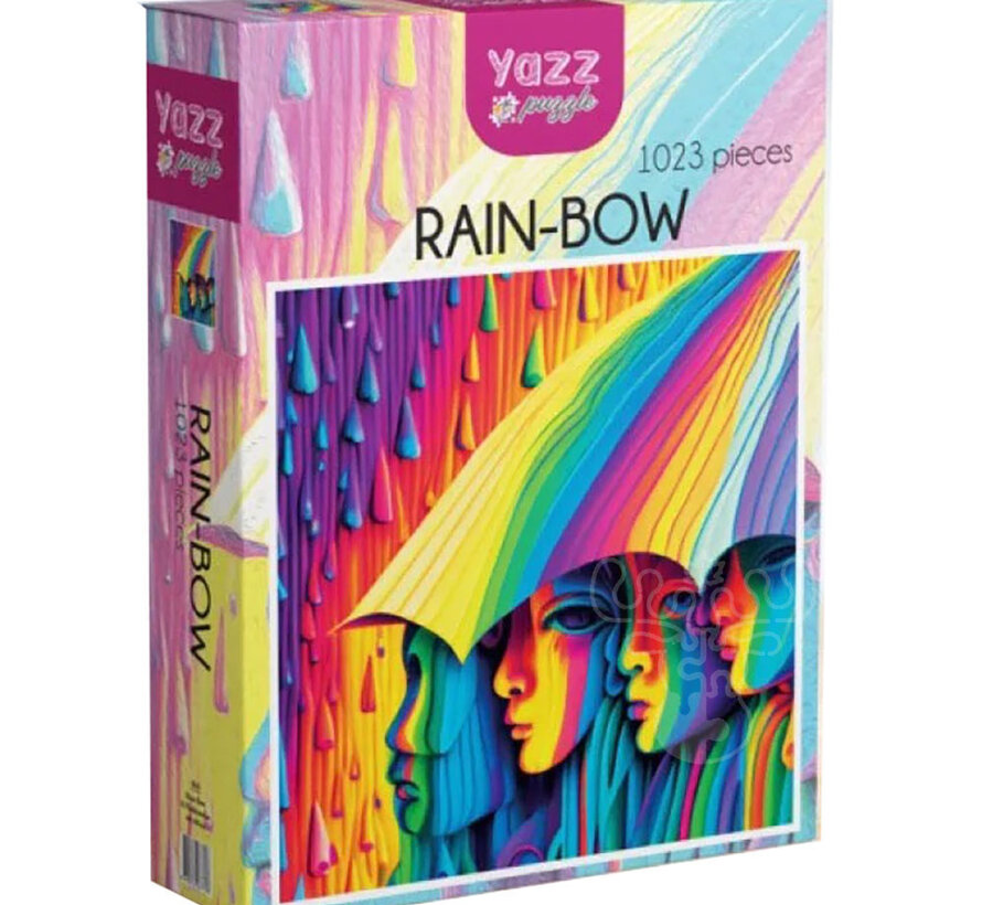FINAL SALE Yazz Puzzle Rain-Bow Puzzle 1023pcs