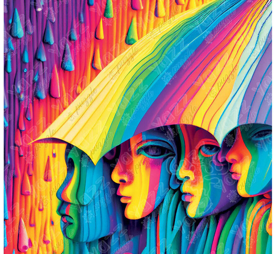 Yazz Puzzle Rain-Bow Puzzle 1023pcs