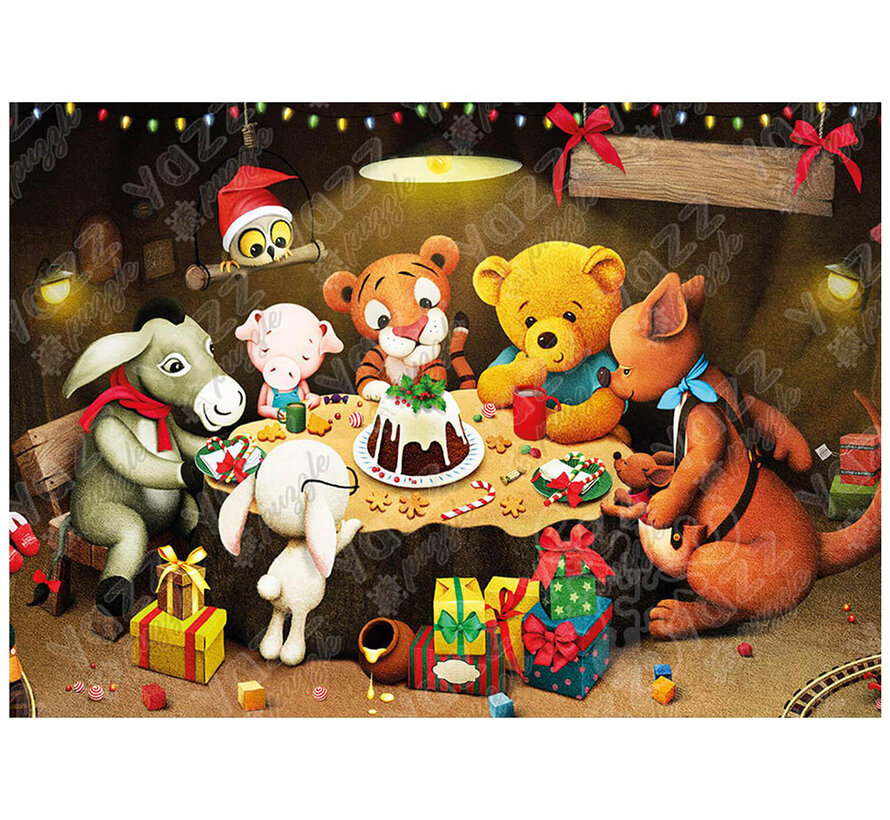 Yazz Puzzle Winnie Christmas Puzzle 1000pcs