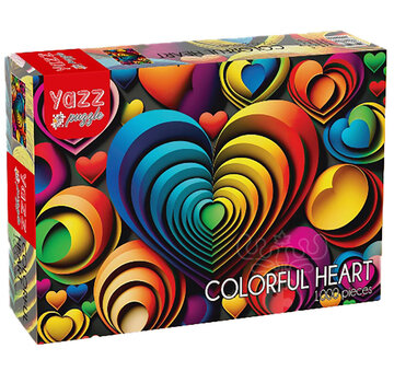 Yazz Puzzle Yazz Puzzle Colorful Heart Puzzle 1000pcs