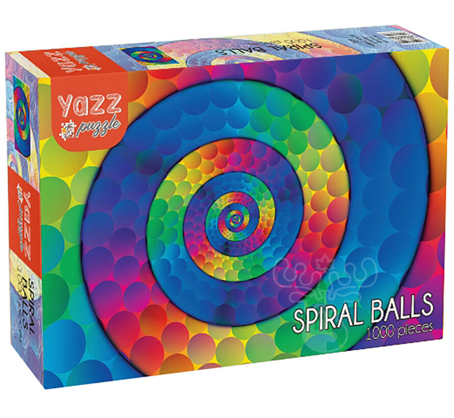 FINAL SALE Yazz Puzzle Spiral Balls Puzzle 1000pcs