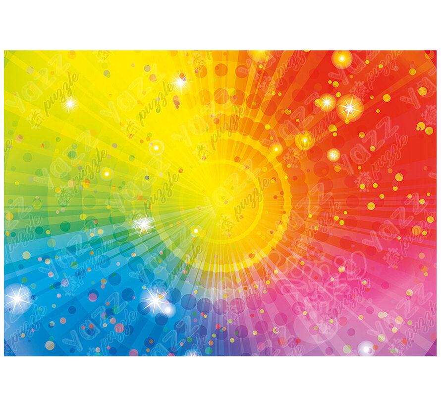 FINAL SALE Yazz Puzzle Abstract Rainbow Puzzle 1000pcs