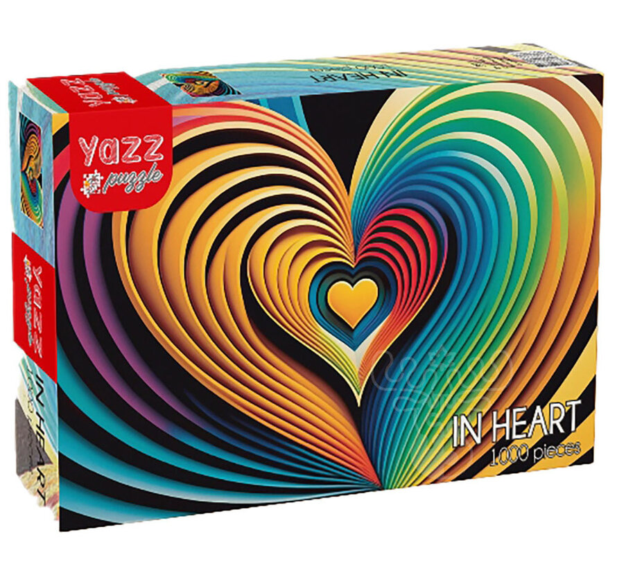 FINAL SALE Yazz Puzzle In Heart Puzzle 1000pcs