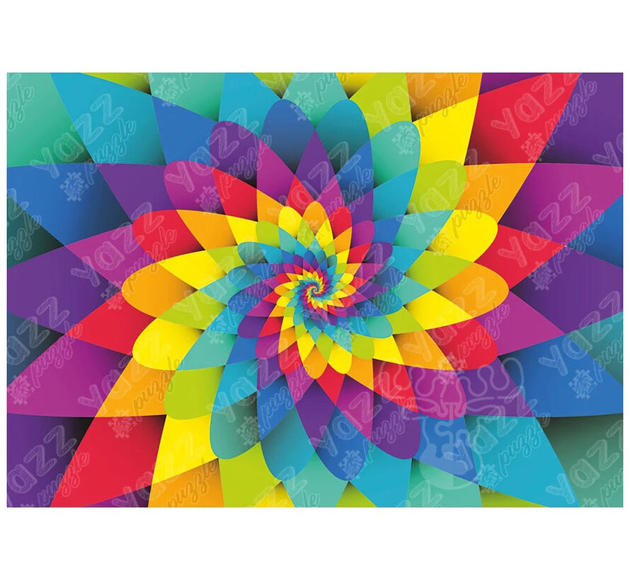 Yazz Puzzle Rainbow Spiral Puzzle 1000pcs