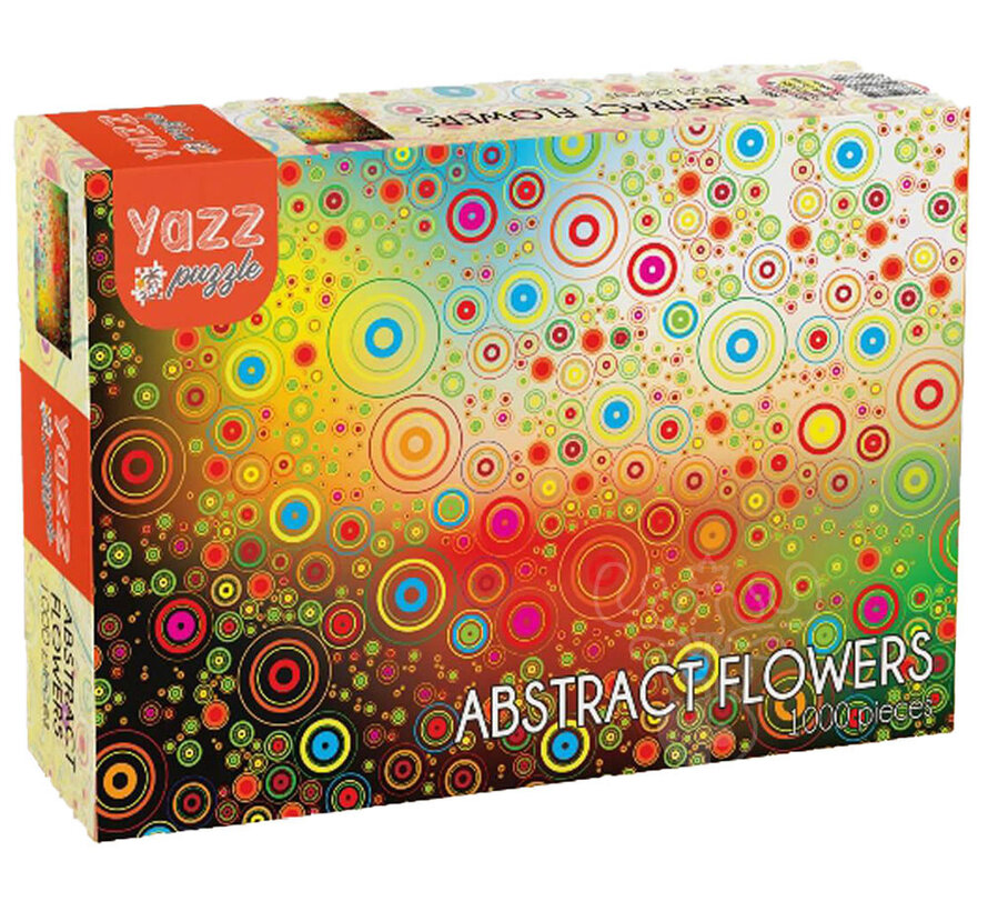FINAL SALE Yazz Puzzle Abstract Flowers Puzzle 1000pcs
