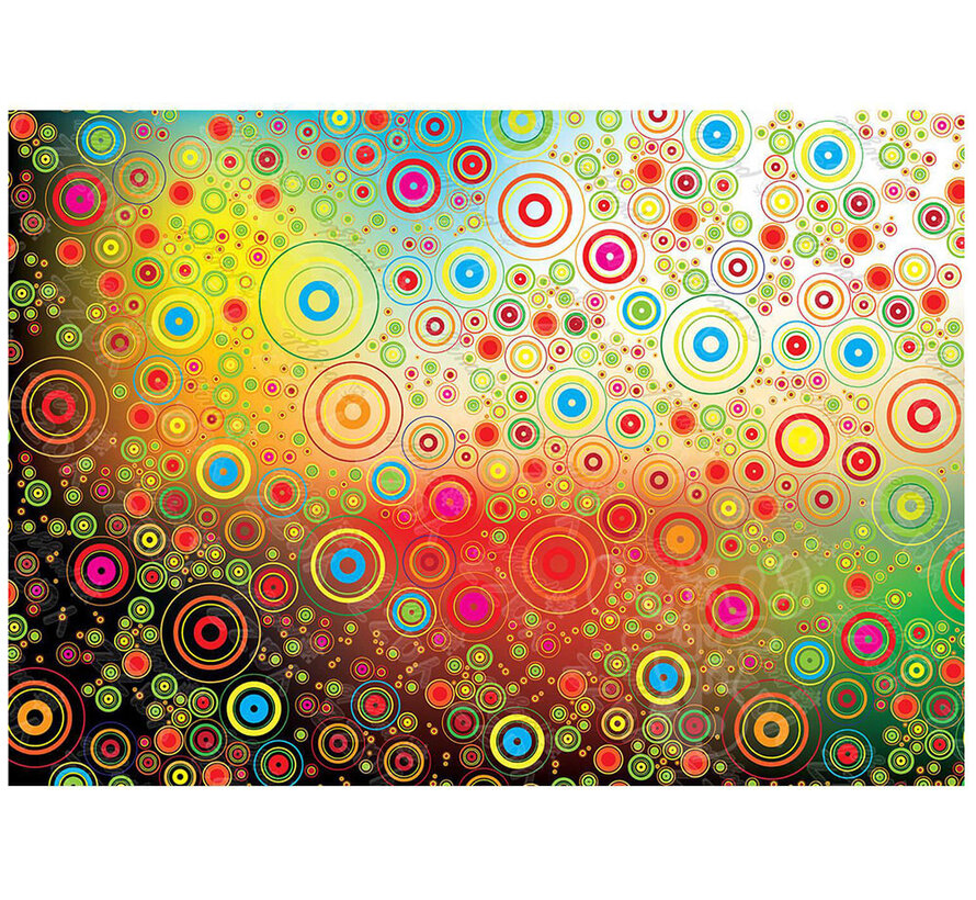 FINAL SALE Yazz Puzzle Abstract Flowers Puzzle 1000pcs