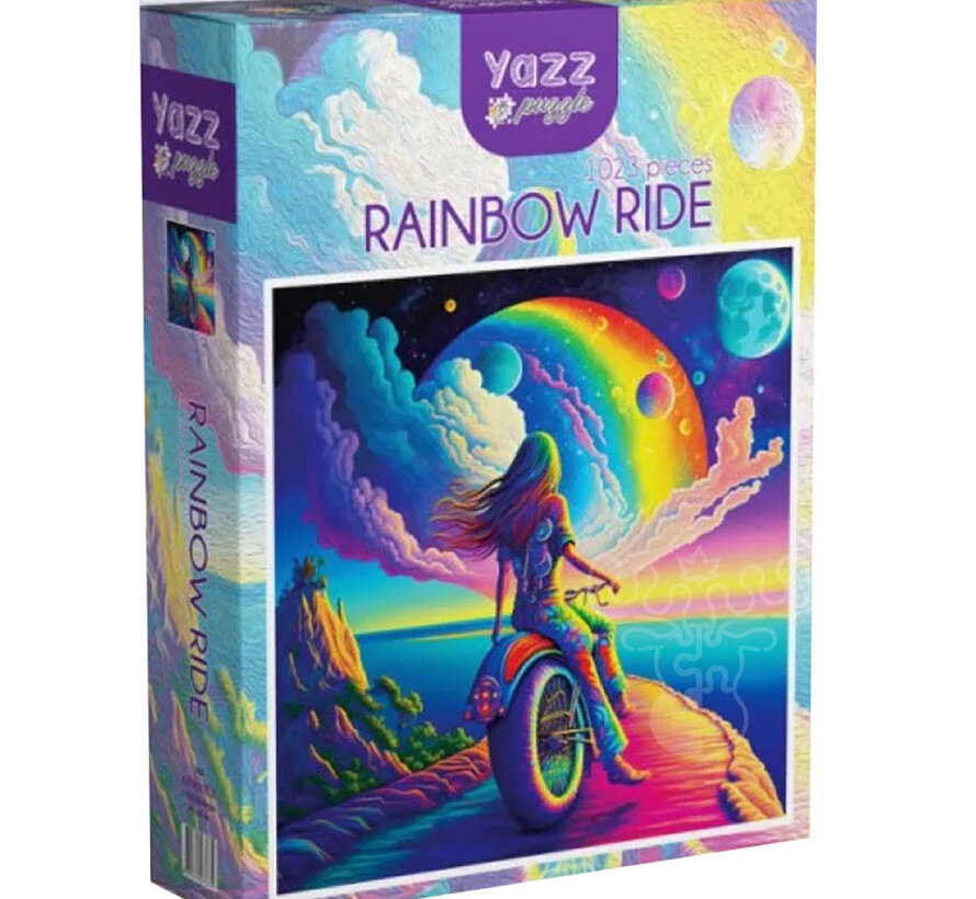 FINAL SALE Yazz Puzzle Rainbow Ride Puzzle 1023pcs