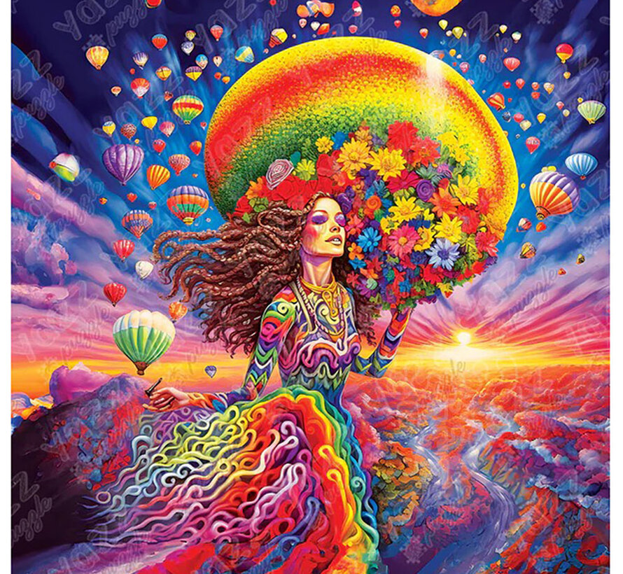 Yazz Puzzle Fly With Flowers Puzzle 1023pcs