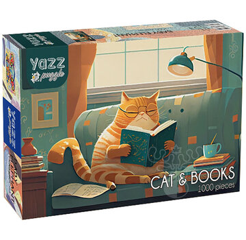 Yazz Puzzle Yazz Puzzle Cat & Books Puzzle 1000pcs