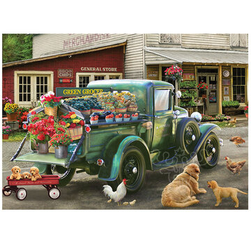 Cobble Hill Puzzles Cobble Hill Green Grocer Tray Puzzle 35pcs