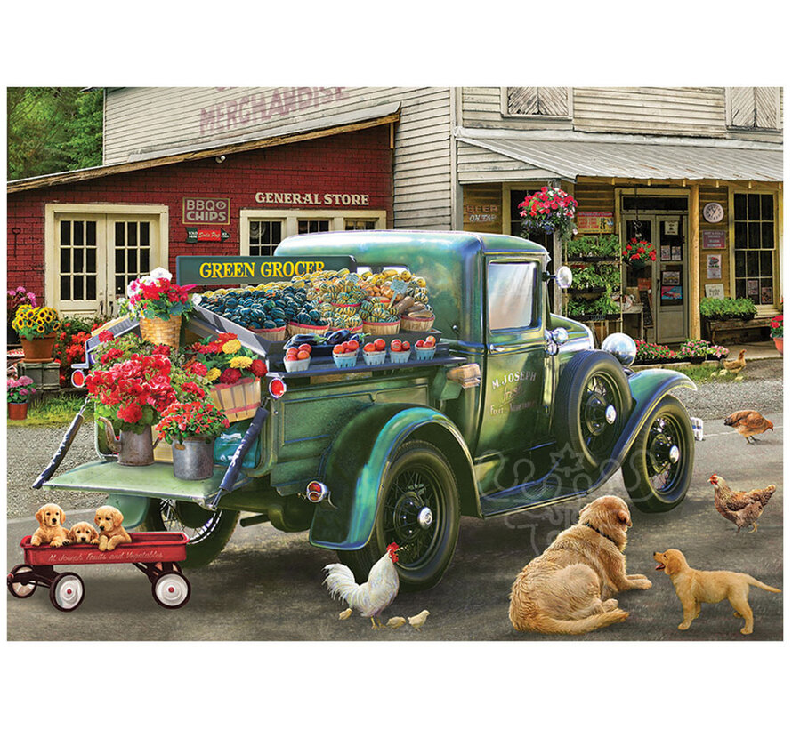 Cobble Hill Green Grocer Tray Puzzle 35pcs
