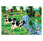 Cobble Hill Cow Stream Tray Puzzle 35pcs