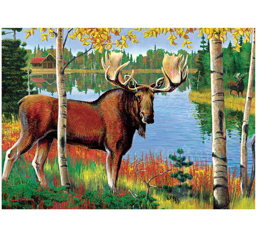 Cobble Hill Moose Tray Puzzle 35pcs