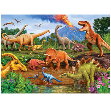 Cobble Hill Puzzles Cobble Hill Triceratops & Friends Tray Puzzle 35pcs