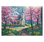 Cobble Hill Cherry Blossom Chapel Tray Puzzle 35pcs