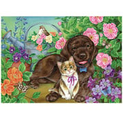 Cobble Hill Puzzles Cobble Hill Calico and Chocolate Tray Puzzle 35pcs
