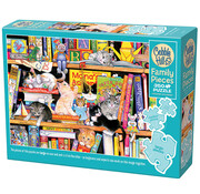 Cobble Hill Puzzles Cobble Hill Storytime Kittens Family Puzzle 350pcs