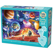 Cobble Hill Puzzles Cobble Hill Space Travelers Family Puzzle 350pcs