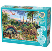 Cobble Hill Puzzles Cobble Hill Prehistoric Party Family Puzzle 350pcs