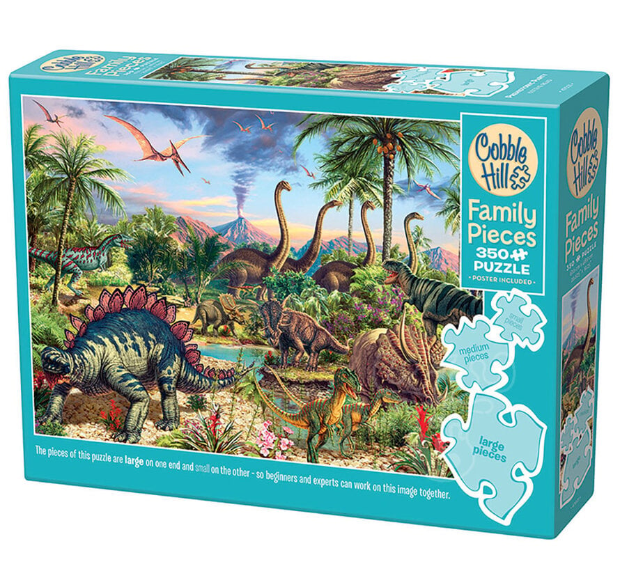 Cobble Hill Prehistoric Party Family Puzzle 350pcs