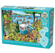 Cobble Hill Puzzles Cobble Hill DoodleTown: Call of the Wild Family Puzzle 350pcs