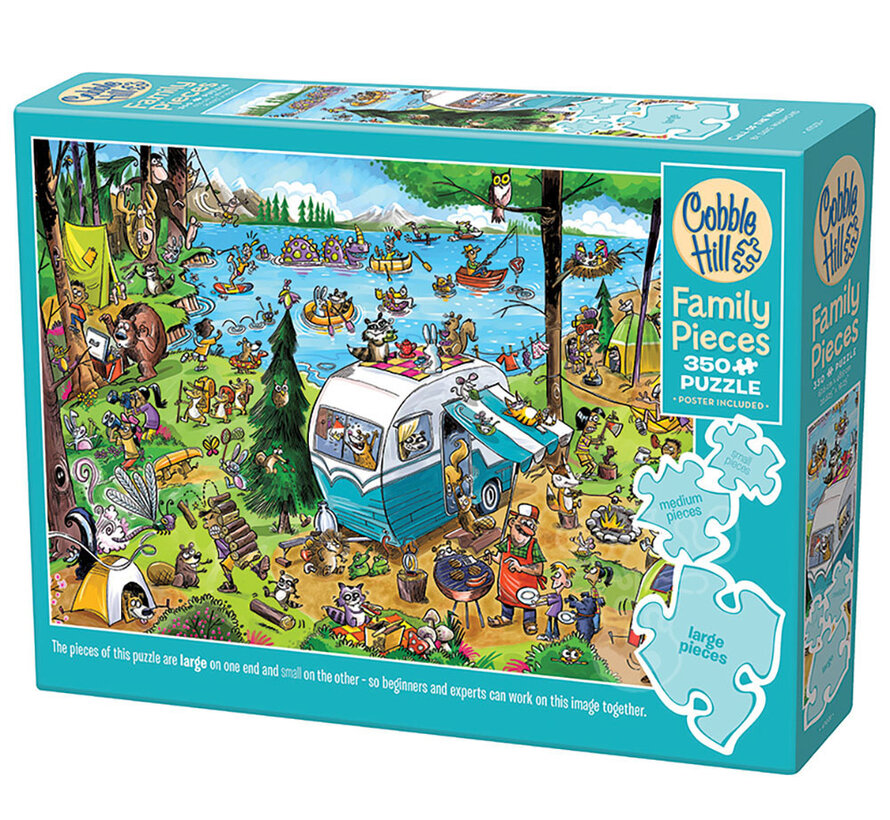 Cobble Hill DoodleTown: Call of the Wild Family Puzzle 350pcs