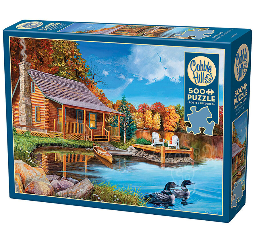 Cobble Hill Loon Lake Puzzle 500pcs